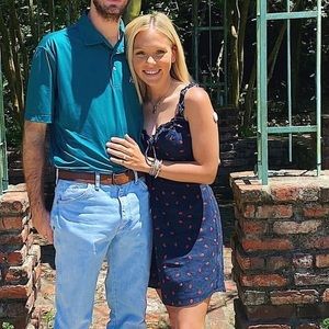 Navy strawberry dress